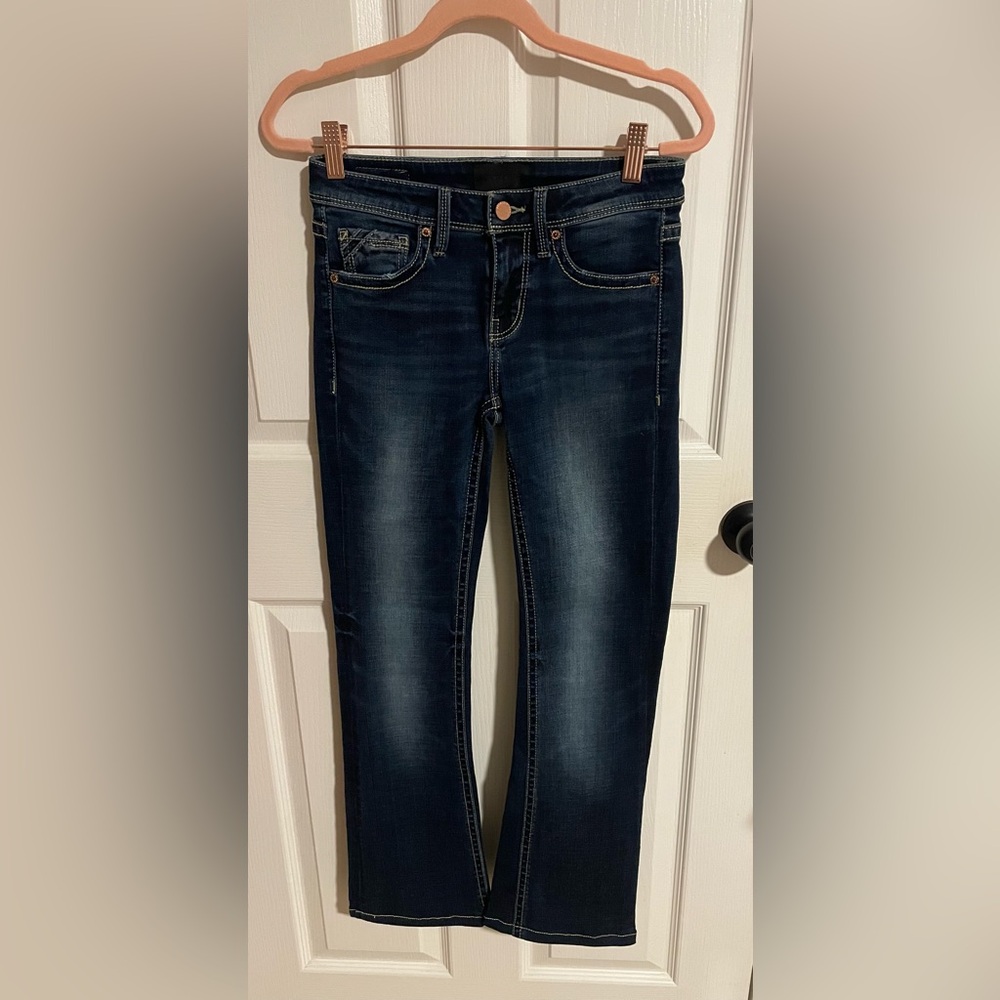 Buckle Dark Blue Women's Jeans